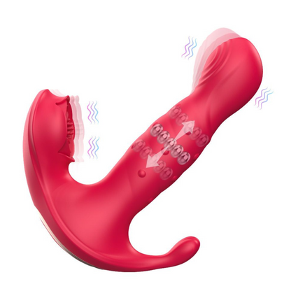 Temptation Trio - Clit Tickling, G-Spot Fingering, & Taint Teasing Vibe