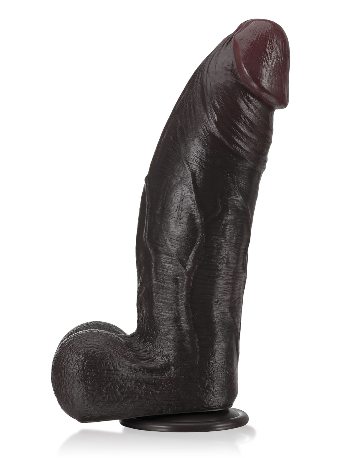 Zeus  11" x 3"  BBC Black Strong Extra Huge Thick Dual Density Dildo
