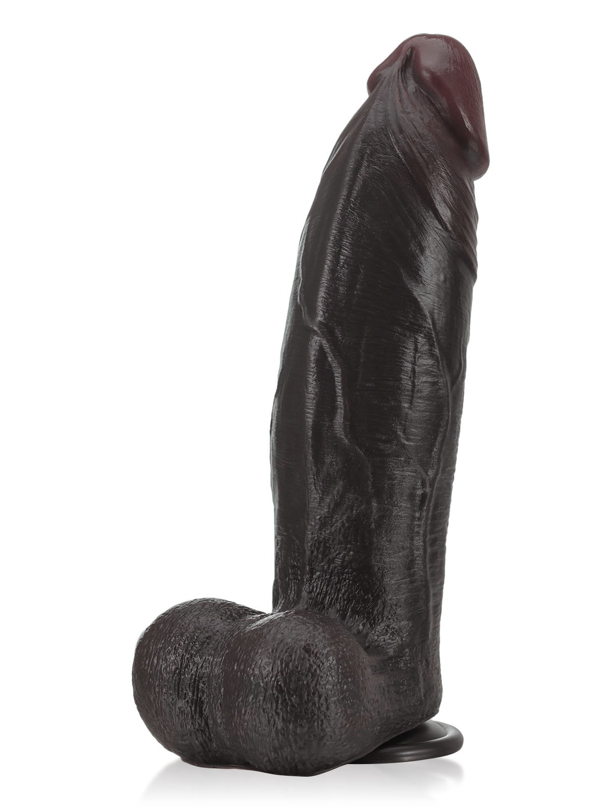 Zeus  11" x 3"  BBC Black Strong Extra Huge Thick Dual Density Dildo