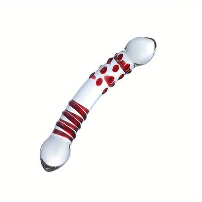Glass Crystal Masturbation G-spot Butt Anal Pussy Massager Trainer