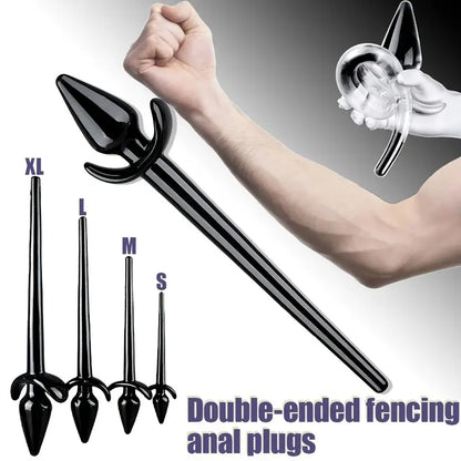SM Anal Plug Sex Toy Anal Plug Double Head Extra Large Anal Dilator