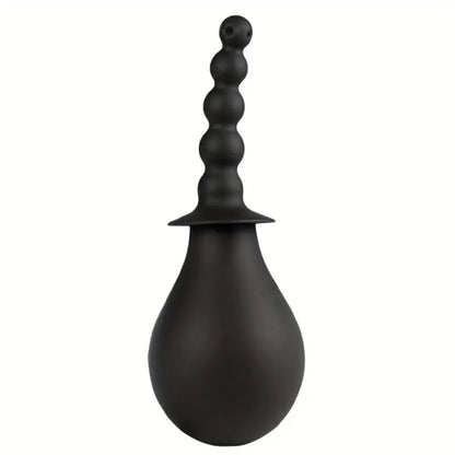 Reusable Silicone Enema Bulb With Comfort Butt Plug Easy Grip Bulb