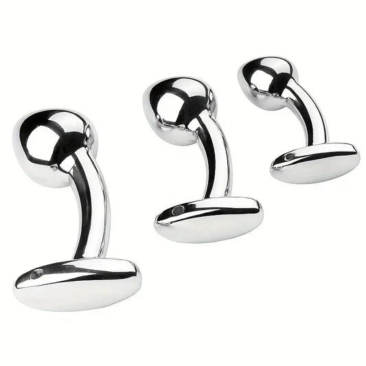 Metal Arc Rear Court G-spot Anal Plug Butt Plug SM MaleAnal Expander