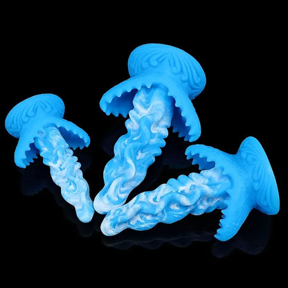 3 Sizes Cannibal Flowers Silicone Anal Plug Stimulate Vagina Anus
