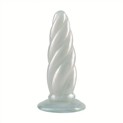 Spiral Penis Spiral Dildo Penis Big Butt Plug Soft Silicone Anal Plug