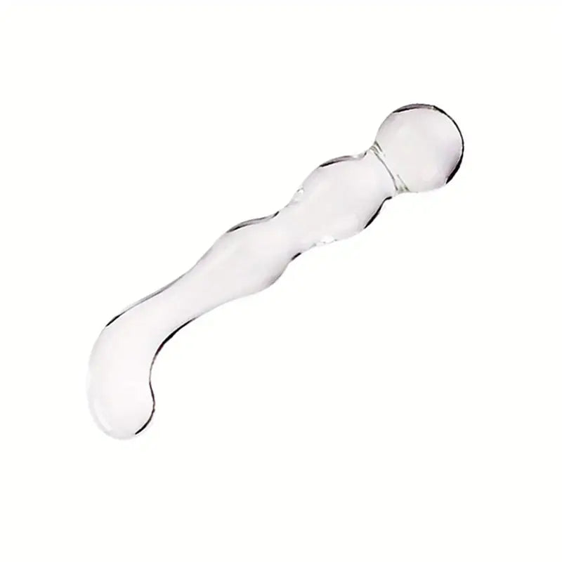 Women Wand Massager Glass Butt Plug G-spot Stimulator Anal Toy