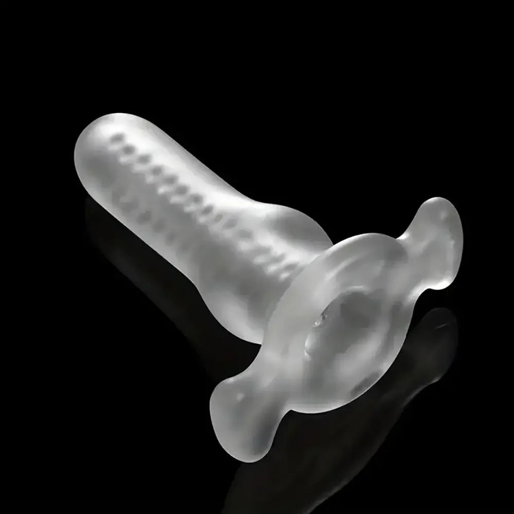 Silicone Anal Plug Hollow Multifunctional Transparent For Females