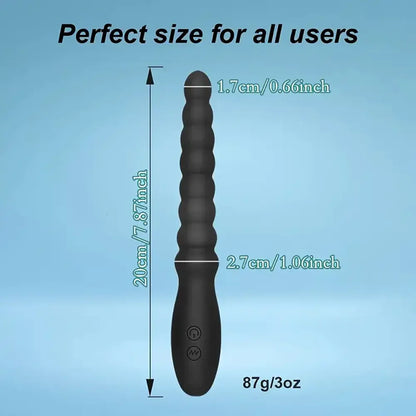 Rechargeable Ball Anal Plug With 10 Vibration Modes G Spot Vibrator