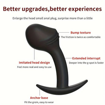 Silicone Anchor Shaped Anal Plug Comfy Stimulation Erotic Anal Toy