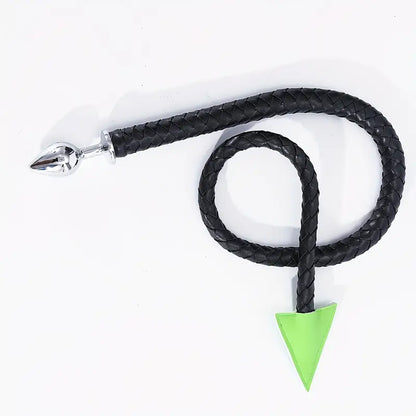 BDSM Whip Compilation Tail With Anal Plug Set Adult Sex Game Whip