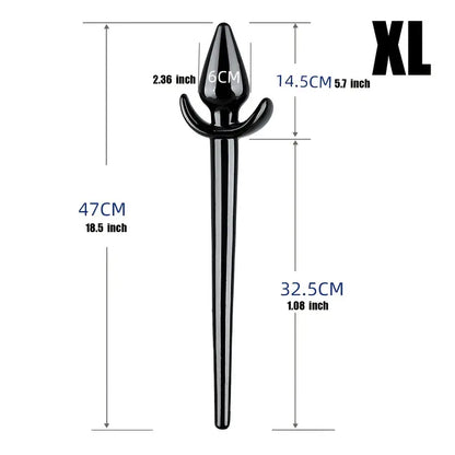 SM Anal Plug Sex Toy Anal Plug Double Head Extra Large Anal Dilator