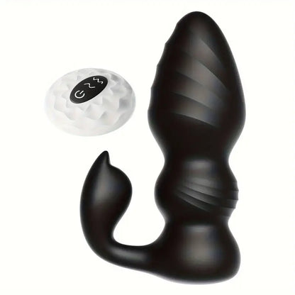 Dual Vibration Motor 7 Frequency Double Earthquake Anal Butt Plug