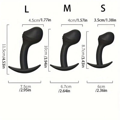 Silicone Anchor Shaped Anal Plug Comfy Stimulation Erotic Anal Toy