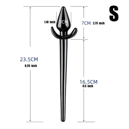 SM Anal Plug Sex Toy Anal Plug Double Head Extra Large Anal Dilator