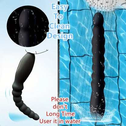 Rechargeable Ball Anal Plug With 10 Vibration Modes G Spot Vibrator