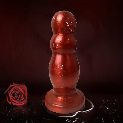 6.6in Large Anal Beads Butt Plug with 3 Balls Anal Dildo With Suction Cup