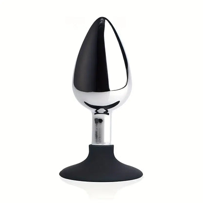 Small Medium Large Size Metal Anal Butt Plug Silicone Wearable Butt Plug
