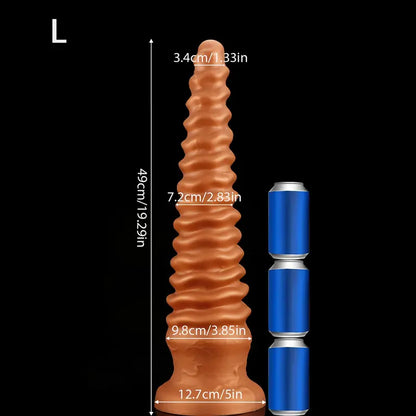 Large Silicone Anal Plug Unbelievable Size Suction Cup Butt Plug