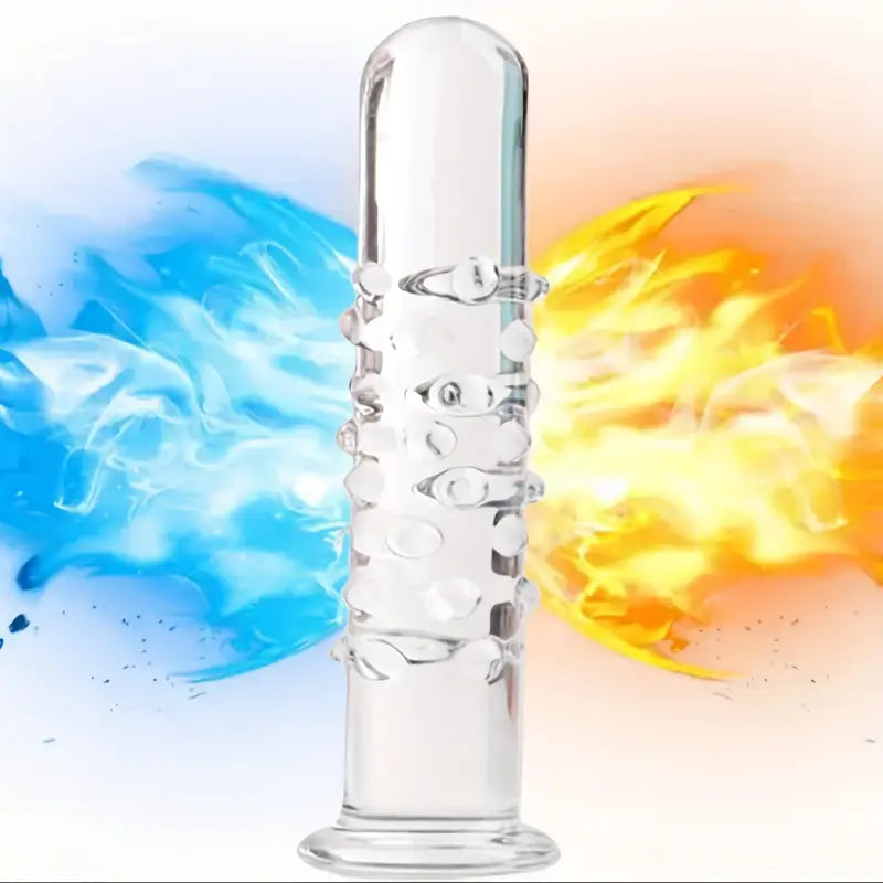 Crystal Glass Dildo Prostate Massager G Spot Stimulator Crystal Toy