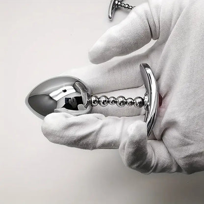 Metal BDSM Stainless Steel Butt Plug Chastity Anal Expansion Tool