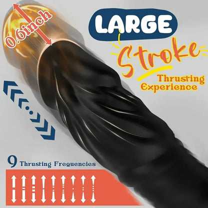 App Remote Controller Thrusting Anal Vibrator Men Prostate Massager