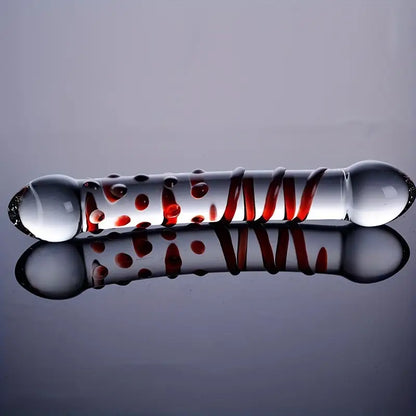 Glass Crystal Masturbation G-spot Butt Anal Pussy Massager Trainer