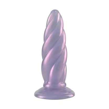 Spiral Penis Spiral Dildo Penis Big Butt Plug Soft Silicone Anal Plug