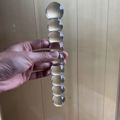 Premium Glass Dildo Anal Beads Butt Plug For Couples Adult Sex Toy