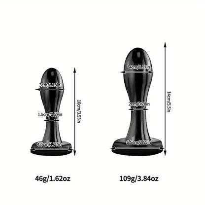 Black Ana Small Sex Toy Butt Plug For Women Men Couple BDSM Sex Using