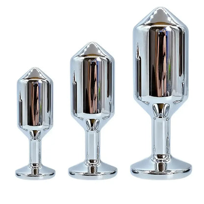 Drill Sex Stainless Steel Gravity Anal Plug Anal Stimulation Masturbation