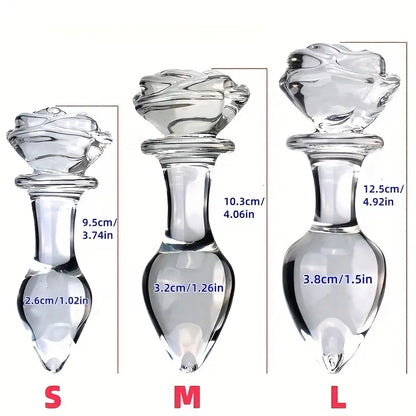 Premium Glass Anal Plug For Couples Adult Sex Toy For Men Women