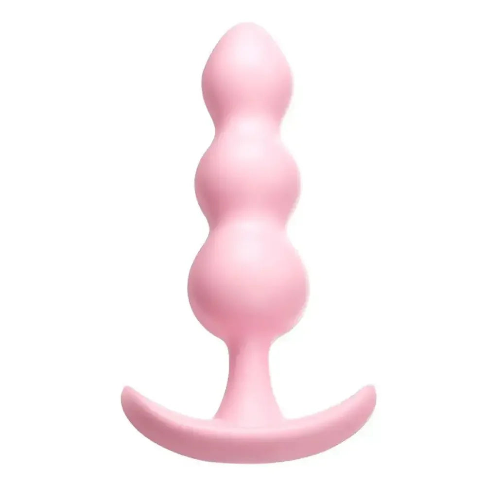 Back Court Butt Plug Large Pull Beads TPE Material Adult Anal Toy