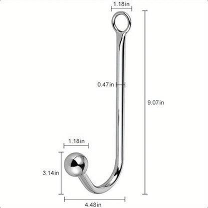 Metal Anal Hook Fetish Bondage Hook Sex Toy Steel Anal Rope Hook Bondage