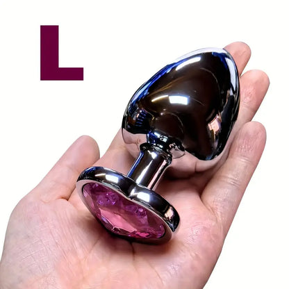 Metal Anal Plug Jewelry Base For Beginner To Expert 5 Size Butt Plug