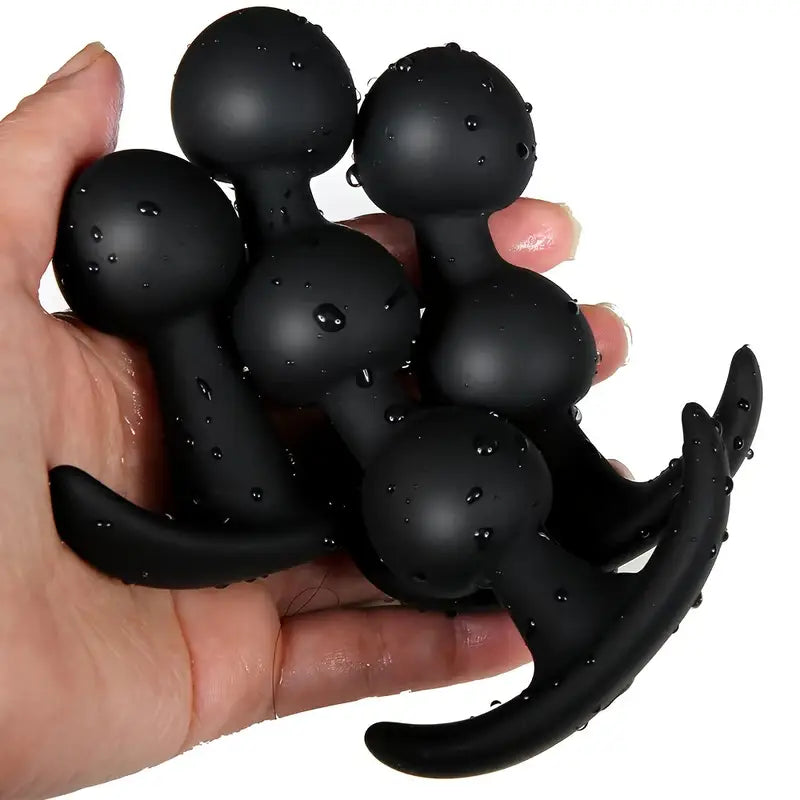 Silicone Anal Plug Beads Butt Plug Anal Beads Dilator For Anal Massage