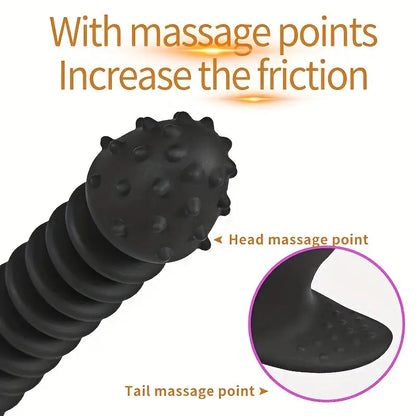 Waterproof Silicone Inflatable Anal Plug Expandable Pump For Prostate