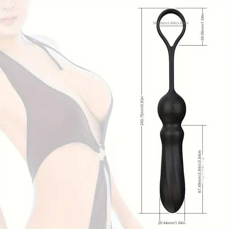 Prostate Massager With Cock Ring 9 Vibrating Modes Anal Butt Plug