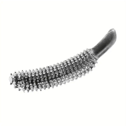 Wolf Fang Stick Shape Clear Anal Butt Plug Large Dildo Adult Toy For Women
