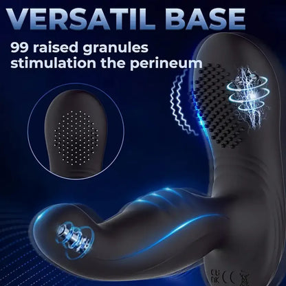 Finger-like Wiggle Prostate Massager Dual Vibrating Anal Vibrator