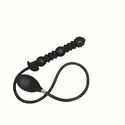 Valve Stretch Silicone Inflatable Anal Plug Adjustable Anal Balloon Pump