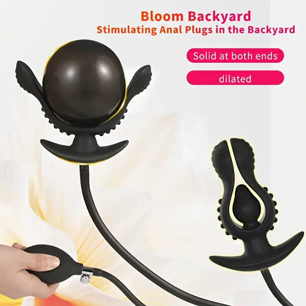 Inflatable Anal Plug Sexy Erogenous Safe Stimulation Expander For Men Pleasure