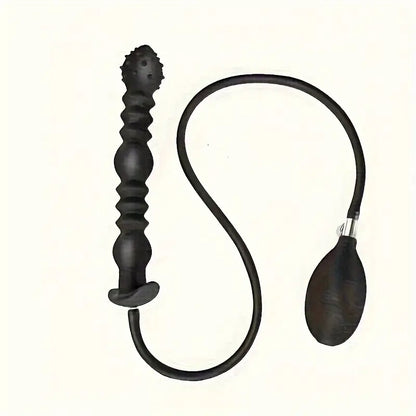 Inflatable Spike Anal Dildo Ass Plug Silicone Extended Anal Plug Ass Sex Toy