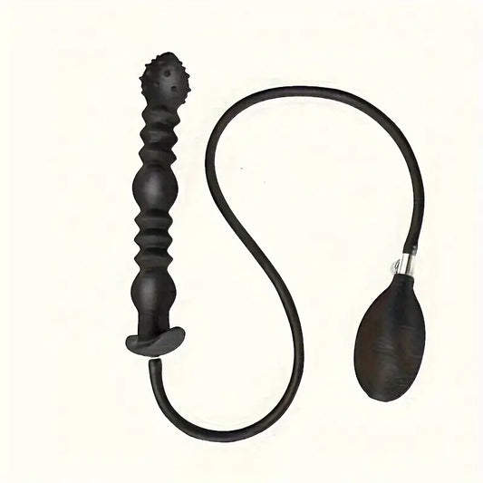Inflatable Spike Anal Dildo Ass Plug Silicone Extended Anal Plug Ass Sex Toy