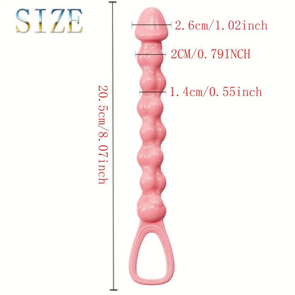 8 Anal Balls Silicone Anal Chain Sex Toy Soft Silicone Anal Plug