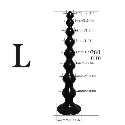 Extra-long Bead (9.84inch/14.17inch) Anal Plug Tail Anal Dilator Sex Toy