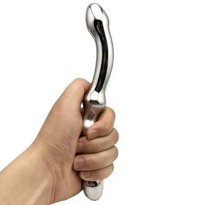 Stainless Steel Double Heads G Spot Prostate Massage Metal Anal Beads