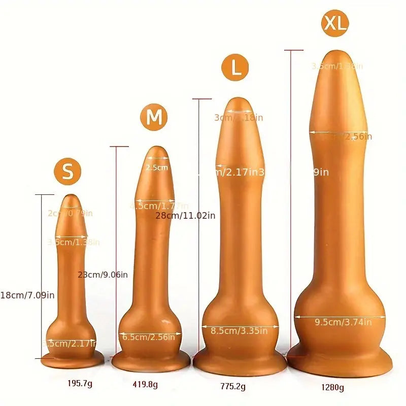Liquid Silicone Anal Plug Dildo Butt Plug Dildo Sex Toy Anus Trainner
