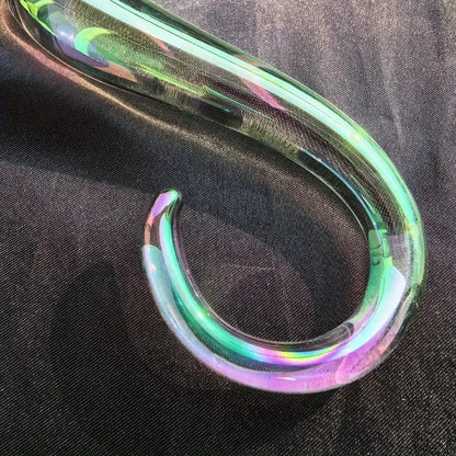 7.67 inch Fantasy Crystal Sex Toy Orgasmic Butt Plug Dildo For Adults