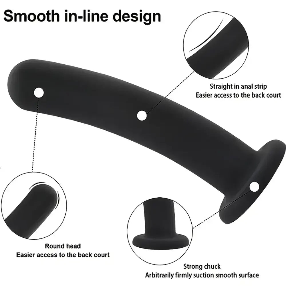 3 Sizes Silicone Butt Plug Anal Training Kit Simple Anal Dildo For Men