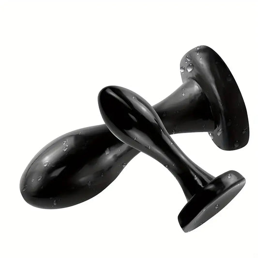 Black Ana Small Sex Toy Butt Plug For Women Men Couple BDSM Sex Using